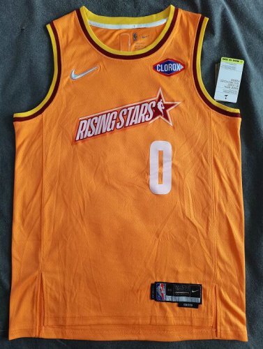 0 Maxey 2022 Rising Stars game jersey orange